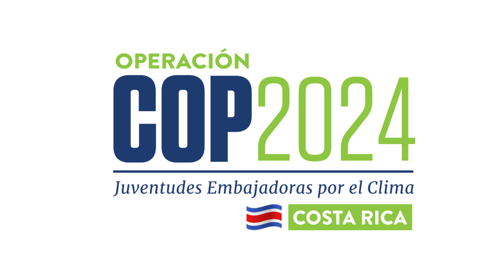 Logo oficial de Operación COP Costa Rica 2024